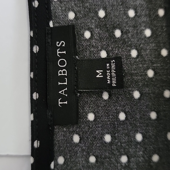 Talbots Woman’s Dress 3/4 Sleeves Polka Dot Dress/ Size M. - Picture 7 of 9